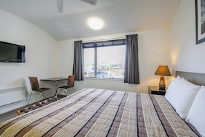 Desk, iron/ironing board, free WiFi, bed sheets