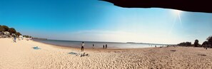 Sun-loungers, beach towels