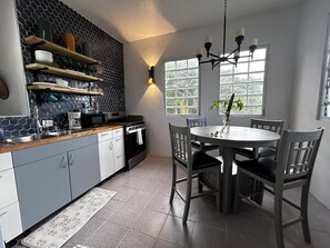 Microwave, oven, stovetop
