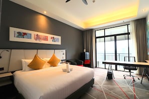 Superior Studio, 1 Queen Bed, Balcony, City View | View from room