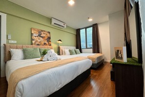 Superior-Apartment, 2 Schlafzimmer, Balkon, Stadtblick