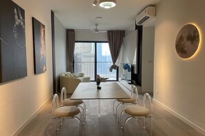 Apartemen Superior, 3 kamar tidur, balkon, pemandangan kota | Area keluarga