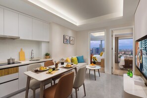 Premium bedding, down comforters, in-room safe, desk - Citadines Jiangbei Wondercity Nanjing (Nanjing)