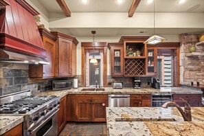 Fridge, microwave, oven, stovetop - Empire Chalet Steps to Skiing at Park City Resort (Park City)