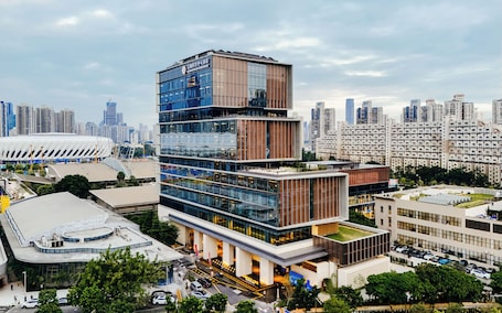 Fachada. Wuzhou Sports Center Hotel