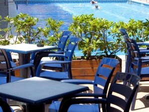 Indoor pool, outdoor pool