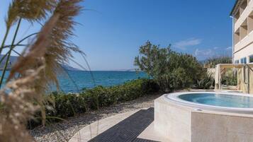 Indoor pool, outdoor pool