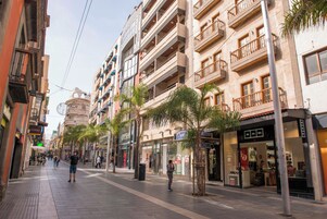 Blick von der Unterkunft