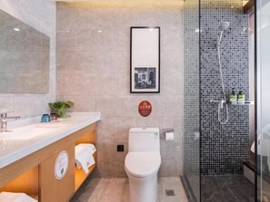 Bathroom - Greentree Inn Jiangsu Wuxi Hudai Fuan Commercial Plaza Business Hotel (Wuxi)