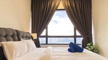 Superior Apartment, 4 Bedrooms, Balcony, City View | Desk, iron/ironing board, free WiFi, bed sheets