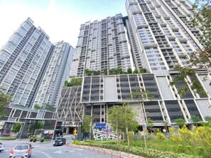 Façade de l’hébergement