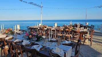 Área para banquetes al aire libre