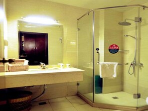 Bathroom - Greentree Inn Beijing Daxing Xingye Street Liyuan Business Hotel (Daxing)