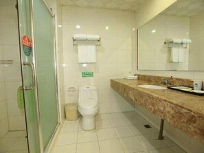 Bathroom - Greentree Inn Tianjin Wuqing District Central Bohai Market Business Hotel (Tianjin)