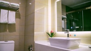 Bathroom - Greentree Inn Jining Wenshang Square Road Express Hotel (Jining)