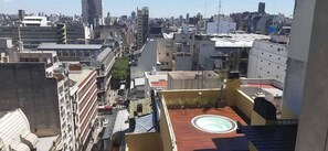 Blick von der Unterkunft