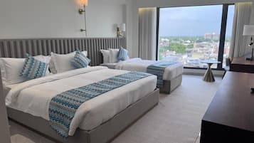 Family Double or Twin Room, City View