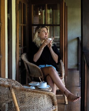 Deluxe Double or Twin Room, Balcony, Garden View