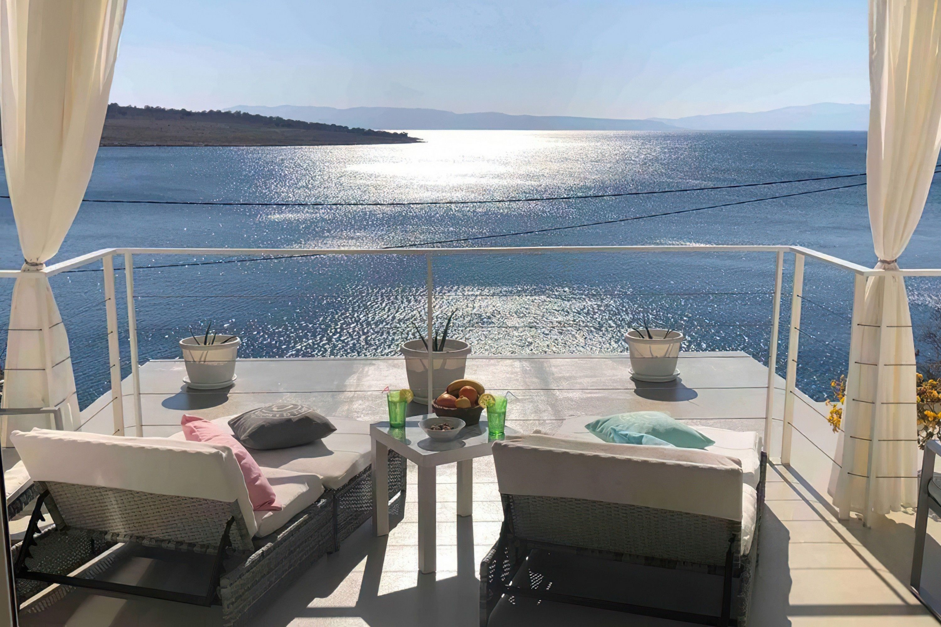 Apartamento de lujo, 1 habitación, frigorífico y microondas (Dream on The Beach - Panoramic) | Terraza o patio