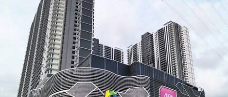 A szálláshely homlokzata