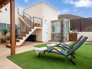 Terrace/patio - Arucas Casa Marao: great sea Views (Arucas)