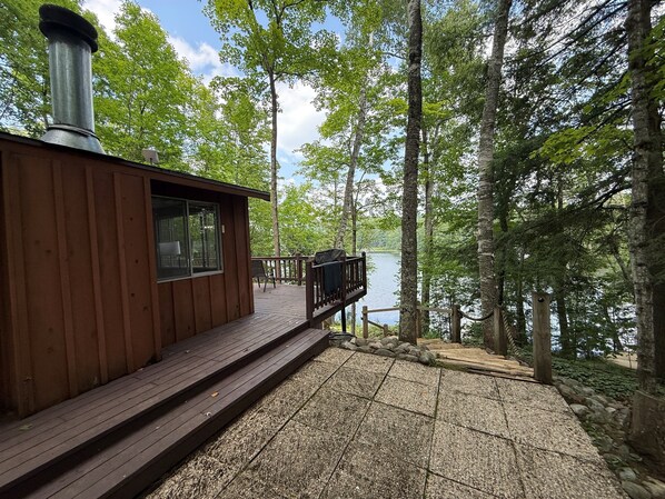 Terrace/patio - Northwoods Cabin Escape – Scenic Harrison Hills Views & Lakeside Firepit (Gleason)