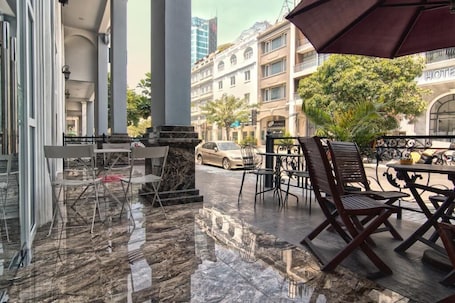 Sala de estar en el lobby