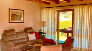 TV, DVD player, stereo