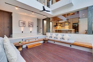 Villa, vue piscine | Terrasse/Patio