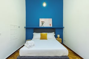 Lägenhet (2 Bedrooms) | 2 sovrum, arbetsyta för laptop och sängkläder
