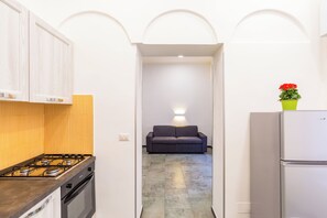 Studio, 1 Doppelbett und Schlafsofa (1 Bedroom) | Eigene Küche | Mikrowelle, Ofen, Wasserkocher