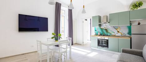 Appartement (1 Bedroom) | Aire de séjour