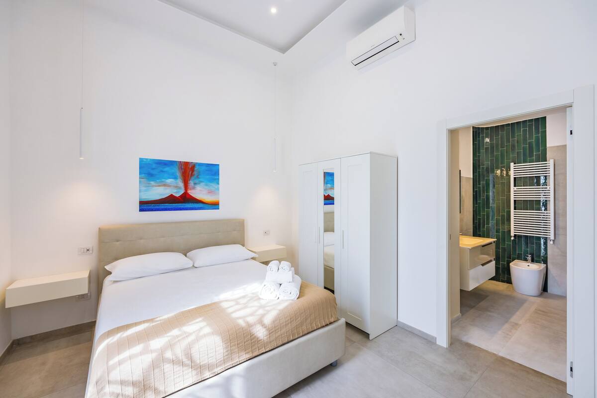 Lägenhet - 1 dubbelsäng med bäddsoffa (1 Bedroom) | 1 sovrum, arbetsyta för laptop och sängkläder