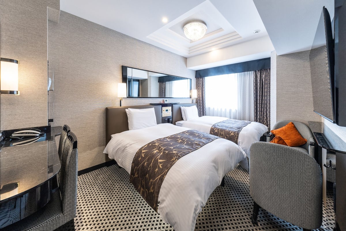 Phòng 2 giường đơn Deluxe, không hút thuốc | Màn/rèm cản sáng, truy cập Internet không dây miễn phí, bộ trải giường 