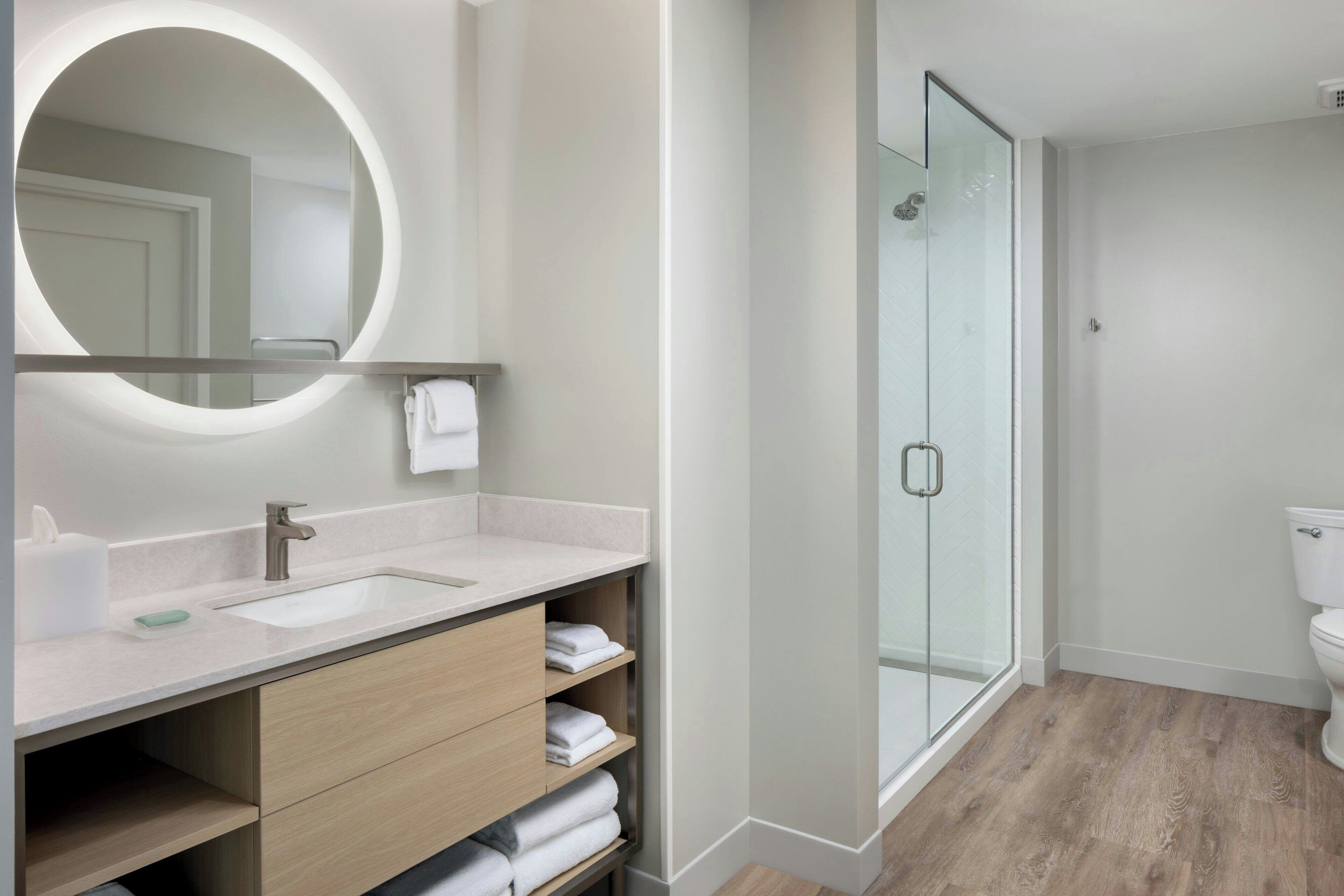 Suite, 1 Bedroom | Bathroom | Hair dryer, towels, soap, shampoo