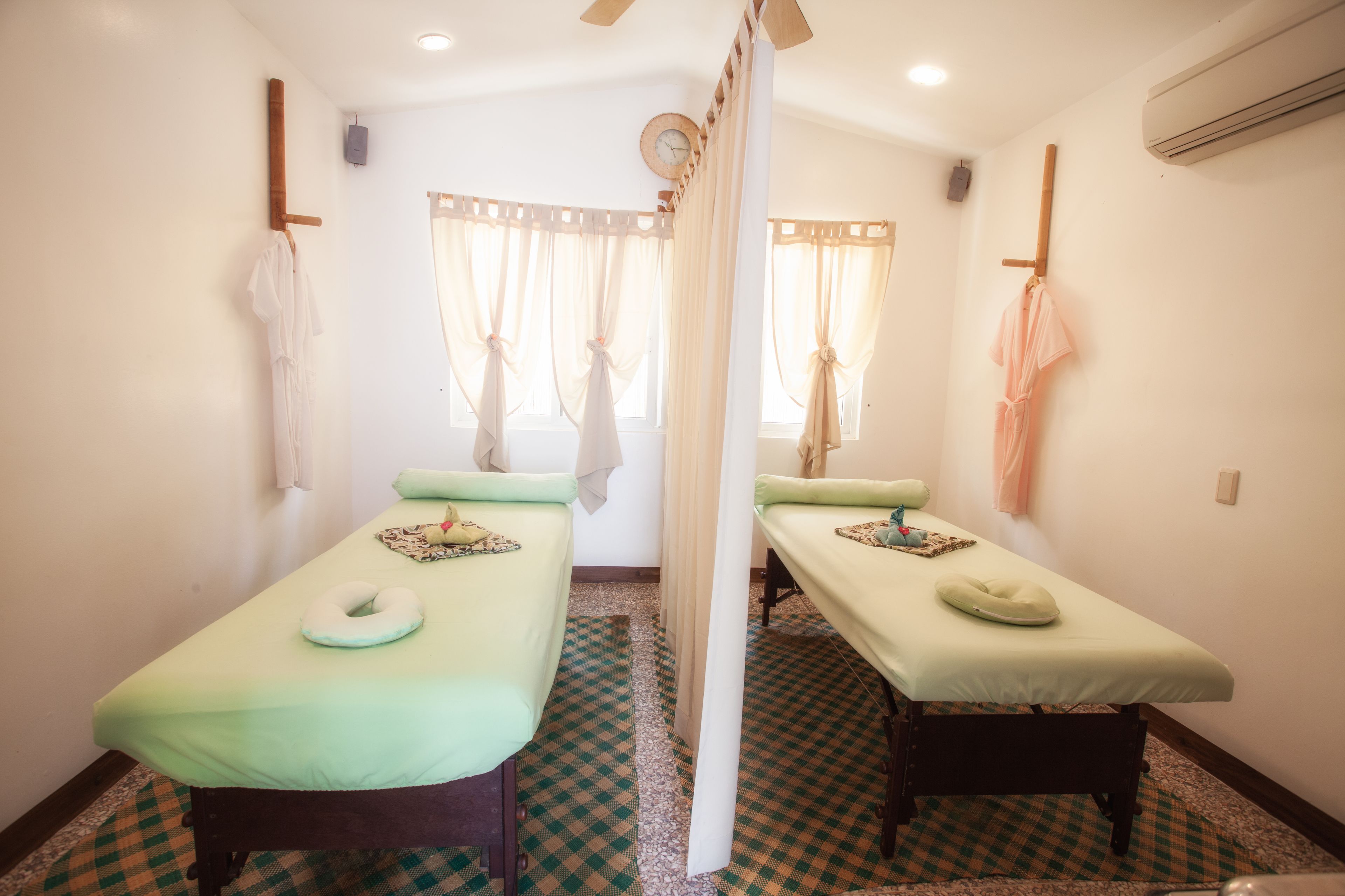 Behandlingsrom for par, badstue, dampbad og kroppsbehandlinger