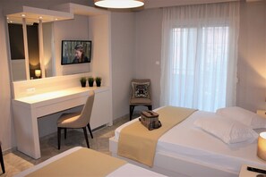 Minibar, soundproofing, free WiFi, bed sheets - Hotel Cariatis (Nea Propontida)