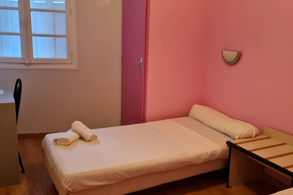 Twin kamer | Een bureau, gratis wifi, beddengoed