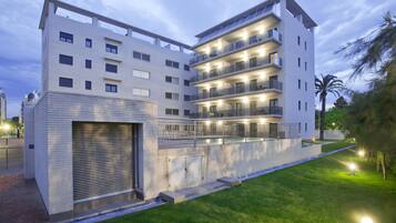 Façana frontal de l'allotjament