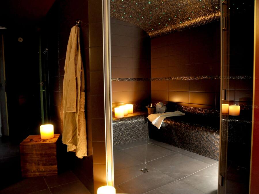 Steam room, massages