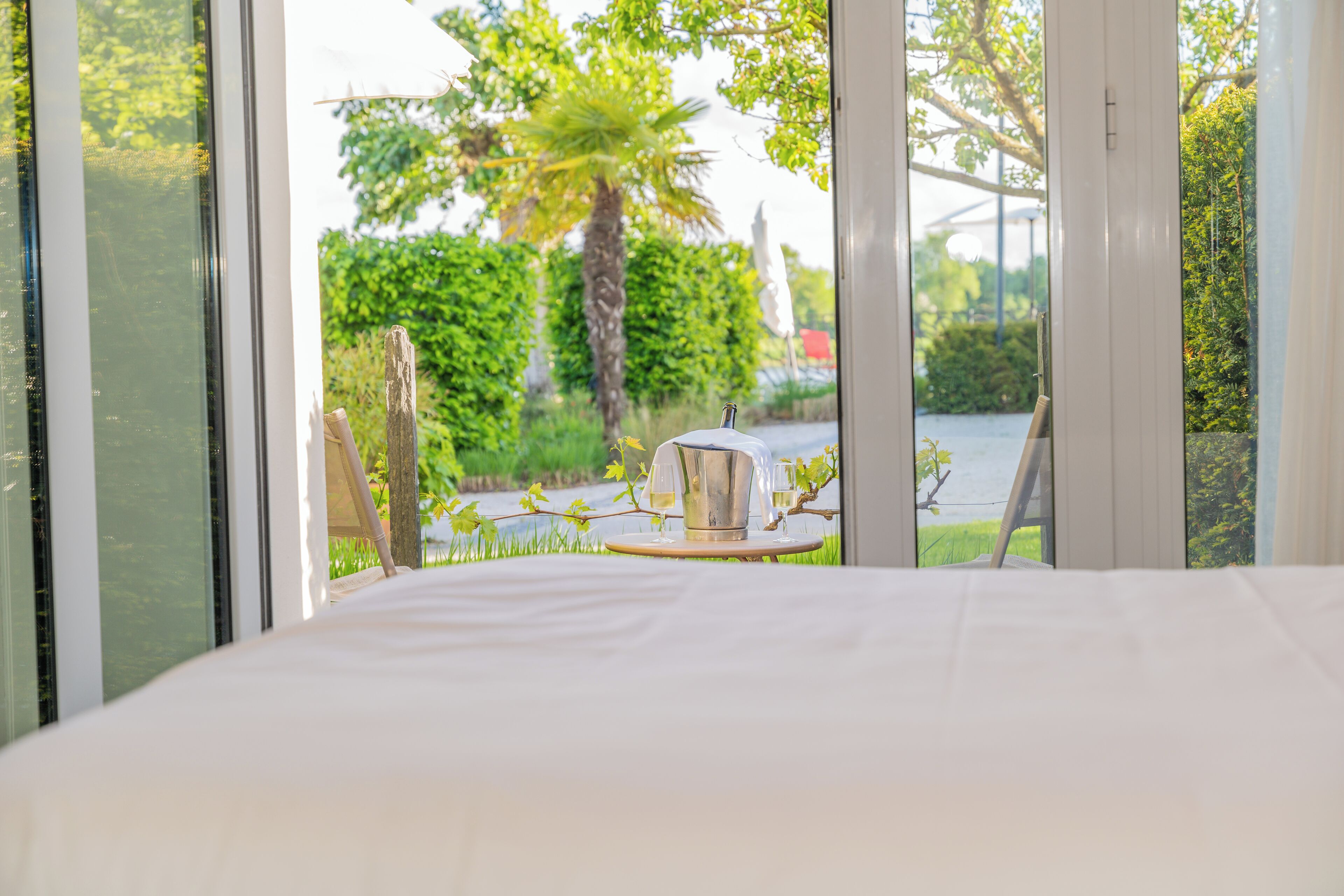 comfort double room with air conditioning | view from room