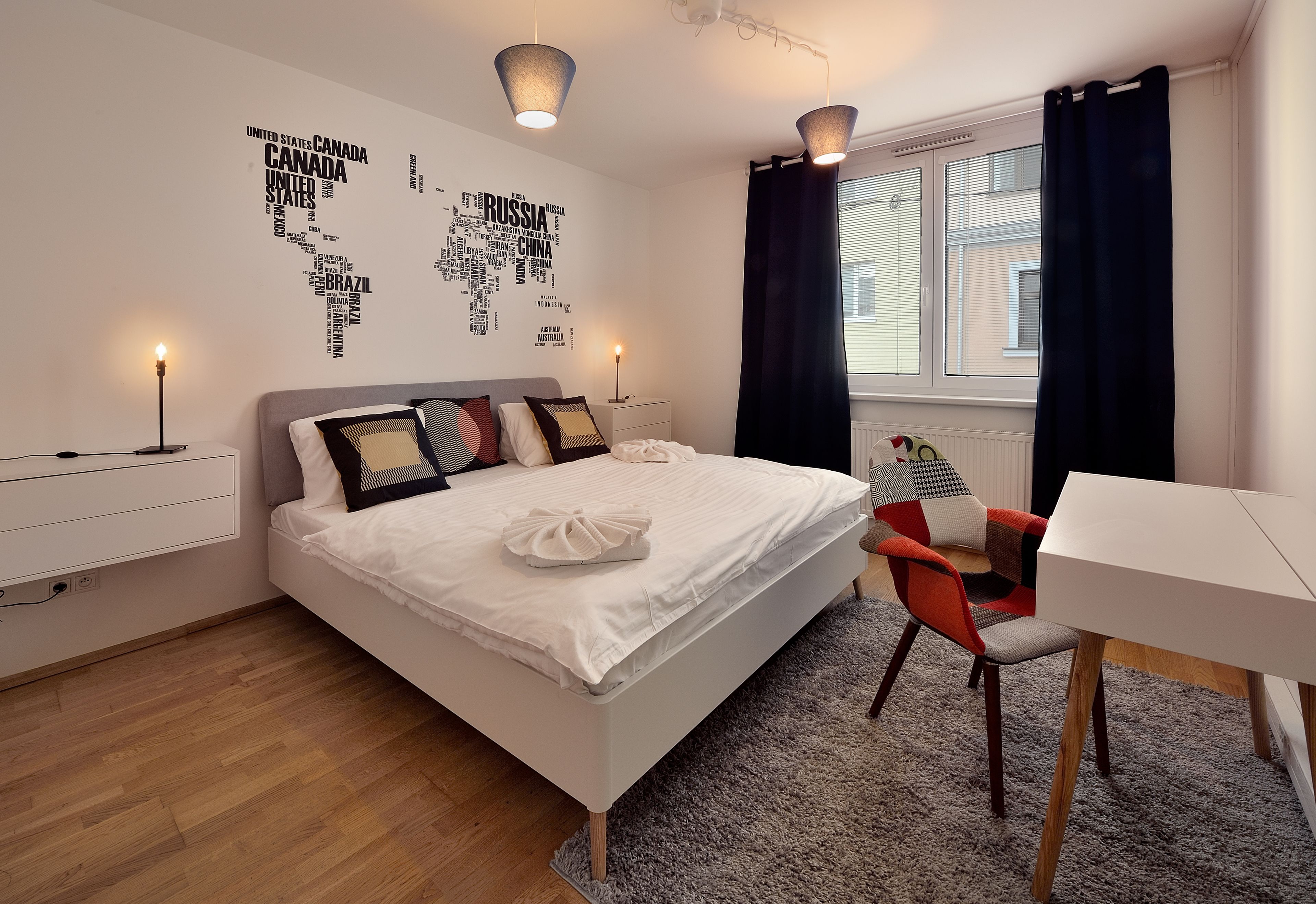 Deluxe Apartment, 2 Bedrooms | Hypo-allergenic bedding, iron/ironing board, free WiFi, bed sheets