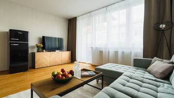 Superior-Apartment, 3 Schlafzimmer | Wohnbereich