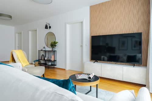 Penthouse 3 Bedroom Apartment with Terrace | Allergiatestatut vuodevaatteet, silitysrauta/-lauta, ilmainen Wi-Fi