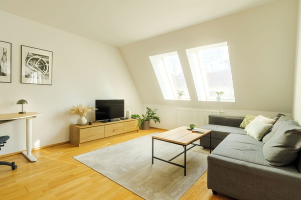 Superior Apartment, 2 Bedrooms | Living area