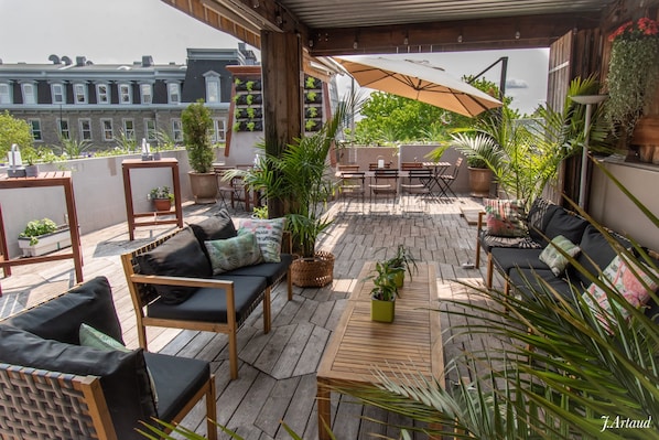 Terrace/patio - Auberge du Plateau - Hostel (Montreal)