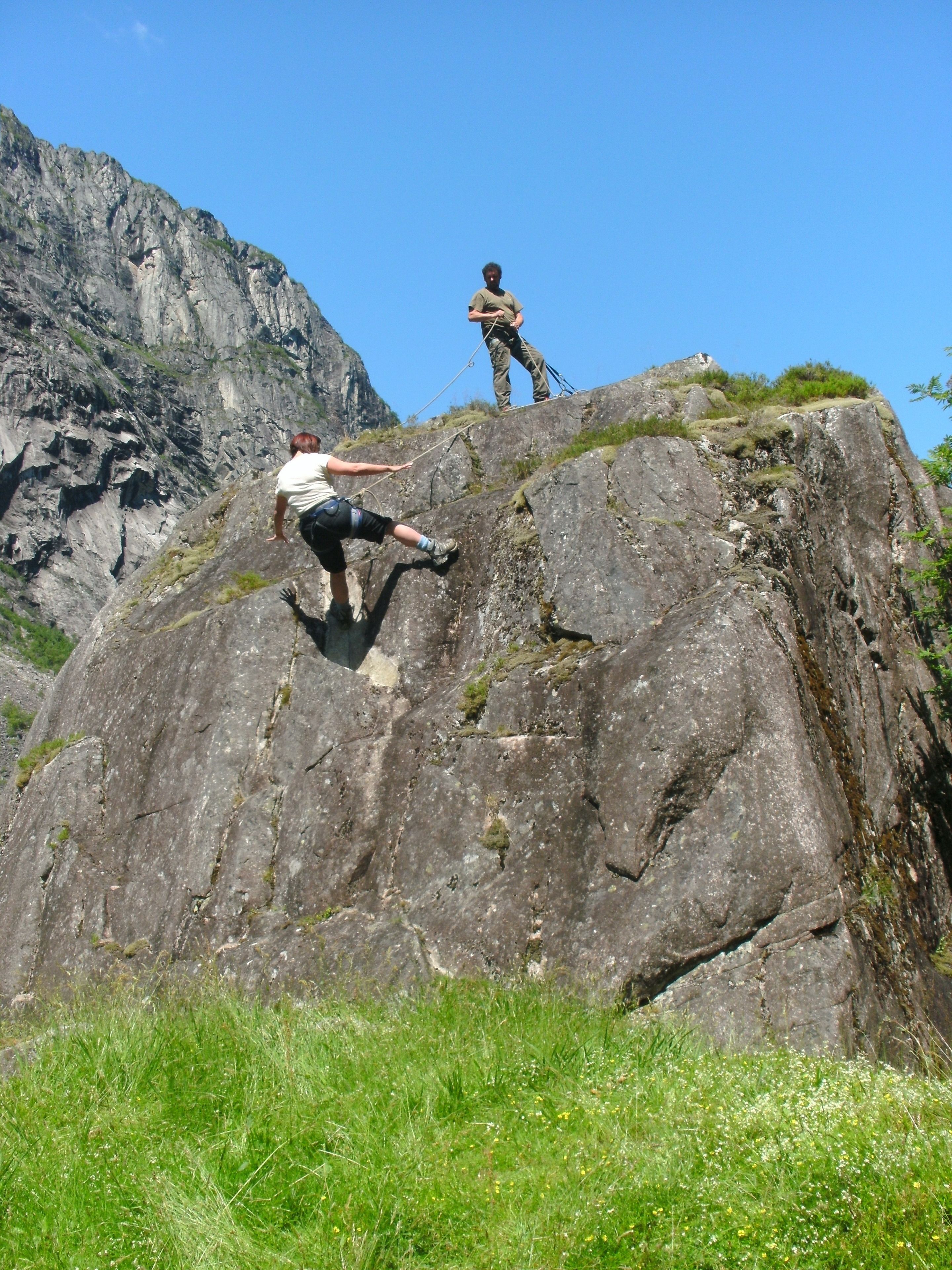Utendørs fjellklatring