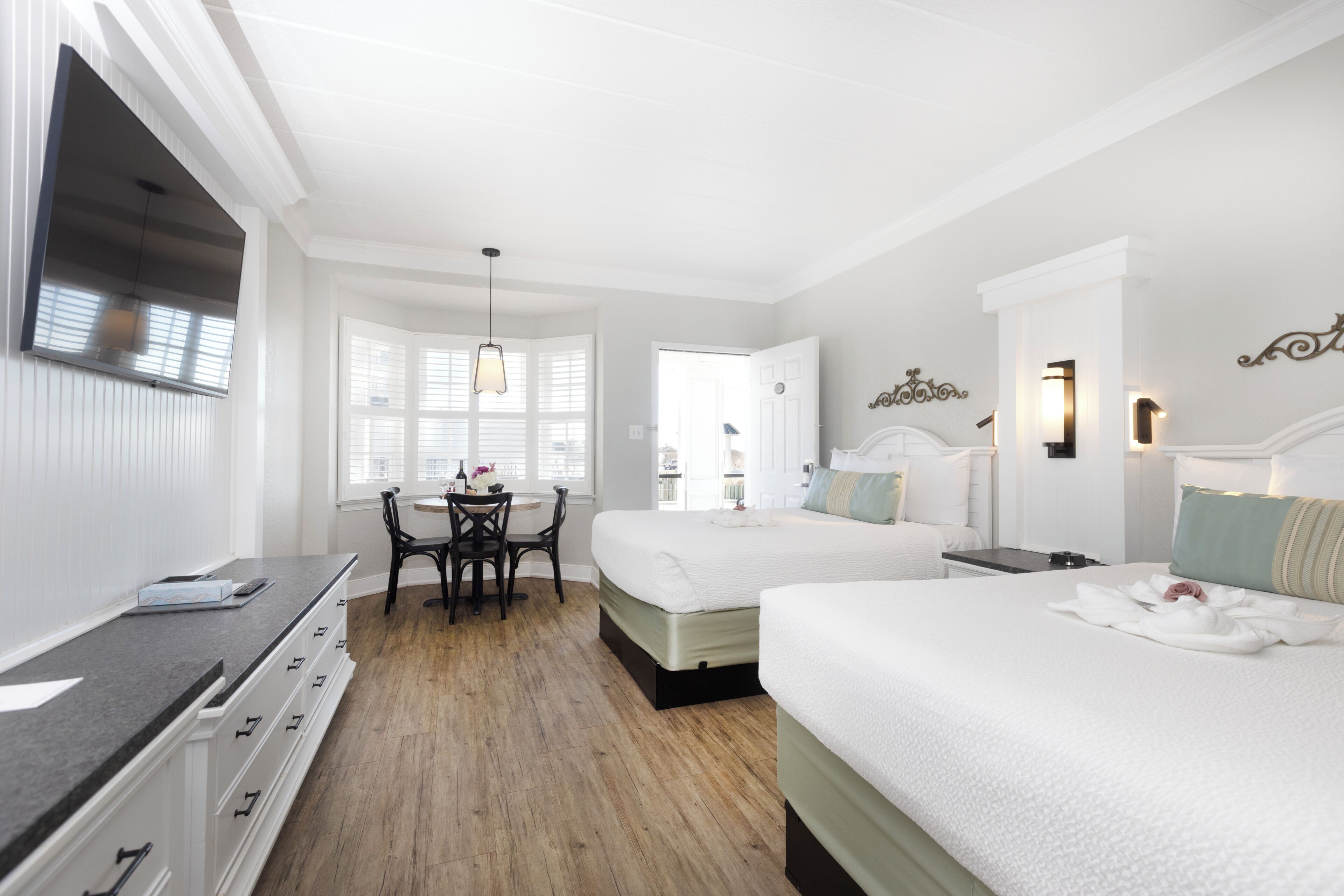 Premium bedding, pillow-top beds, in-room safe, blackout curtains