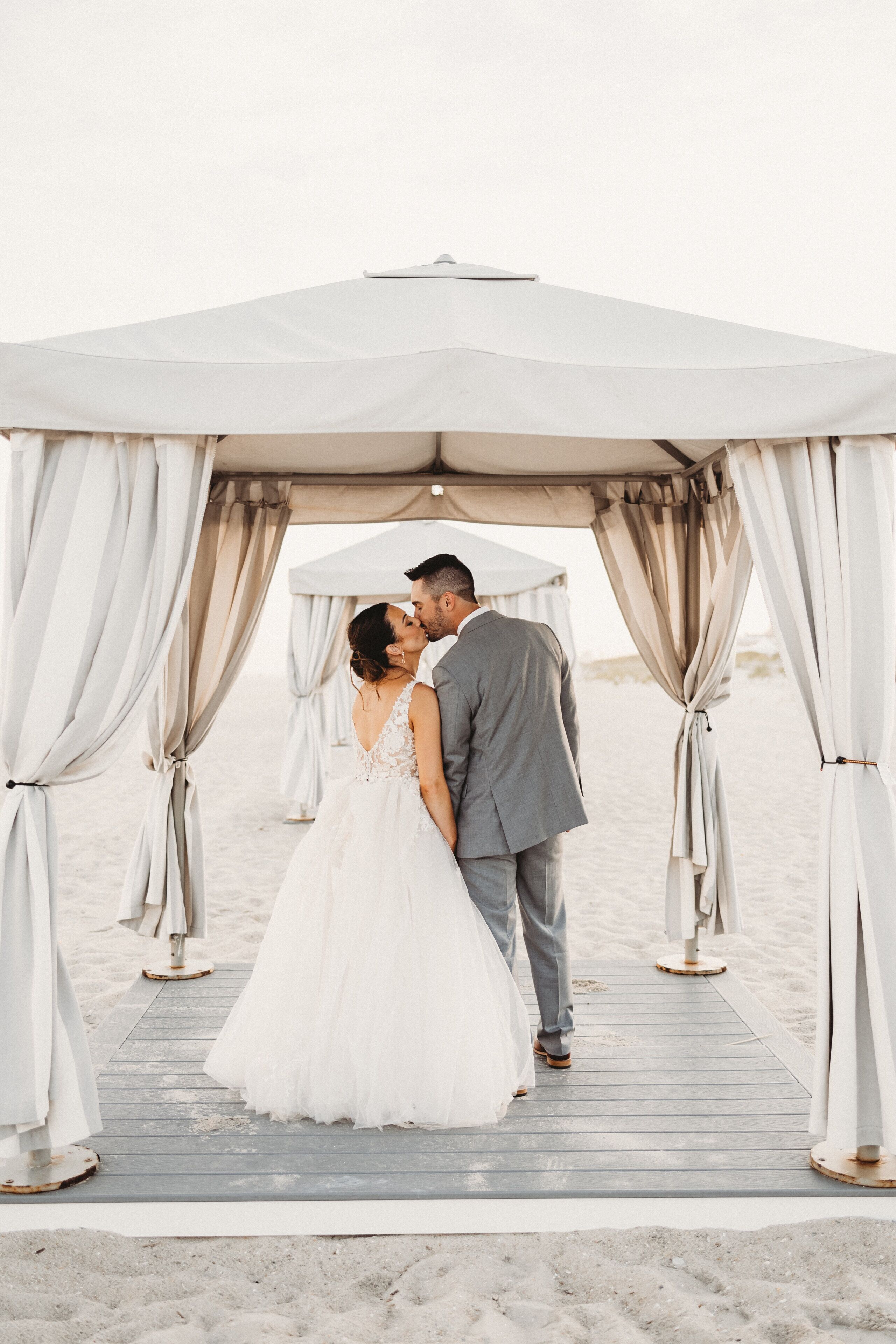 outdoor wedding area