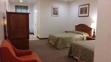 Deluxe Suite, 2 Queen Beds | Premium bedding, desk, soundproofing, free WiFi